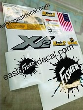 Fisher Minute Mount 2 Snow Plow Decals 9pc Kit For Xv2 Series Mm2 Sd Ld Rd Hd Ht