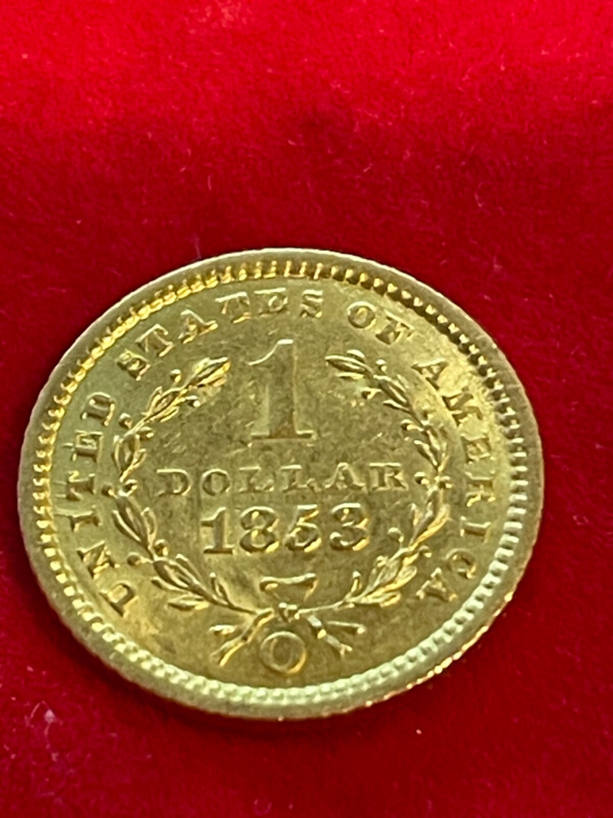 1853 O Gold US 1 dollar coin eBay
