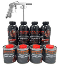 Canyon Epoxy Black Spray-on Truck Bed Liner Kit W Spray Gun Durable Easy