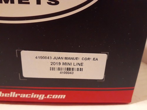 Juan Manuel Correra Signed 2019 Mini Bell Helmet 1:2 Giveaway - Picture 11 of 11