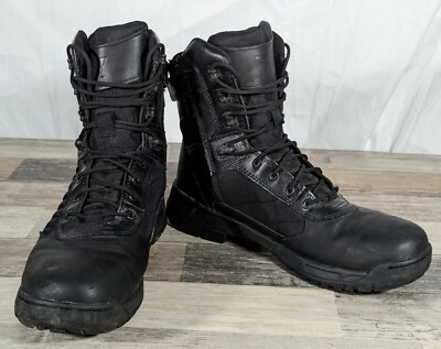 Bates Boots Mens Size 11 Black DuraShocks Tactical Combat Side Zip Work E03130 Amazon.com: Bates Men main image 2
