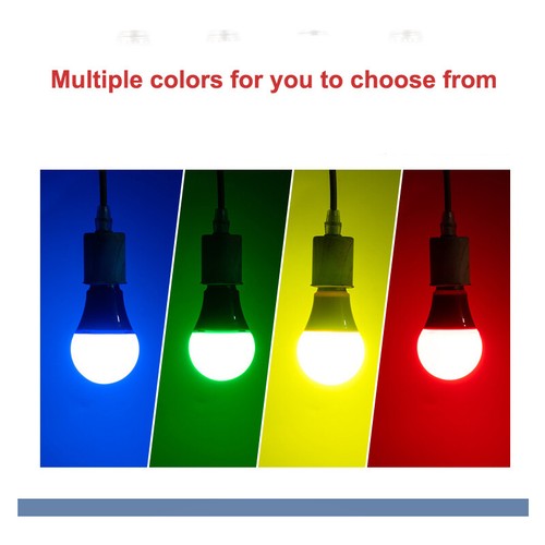 Colorido E27 Base LED A60 7W Bombillas Lámpara de Mesa No Regulable Iluminación Interior - Imagen 13 de 61