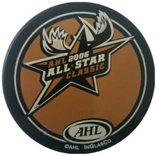 2006 ALL STAR CLASSICS MANITOBA MOOSE AHL INGLASCO HOCKEY PUCK made in SLOVAKIA