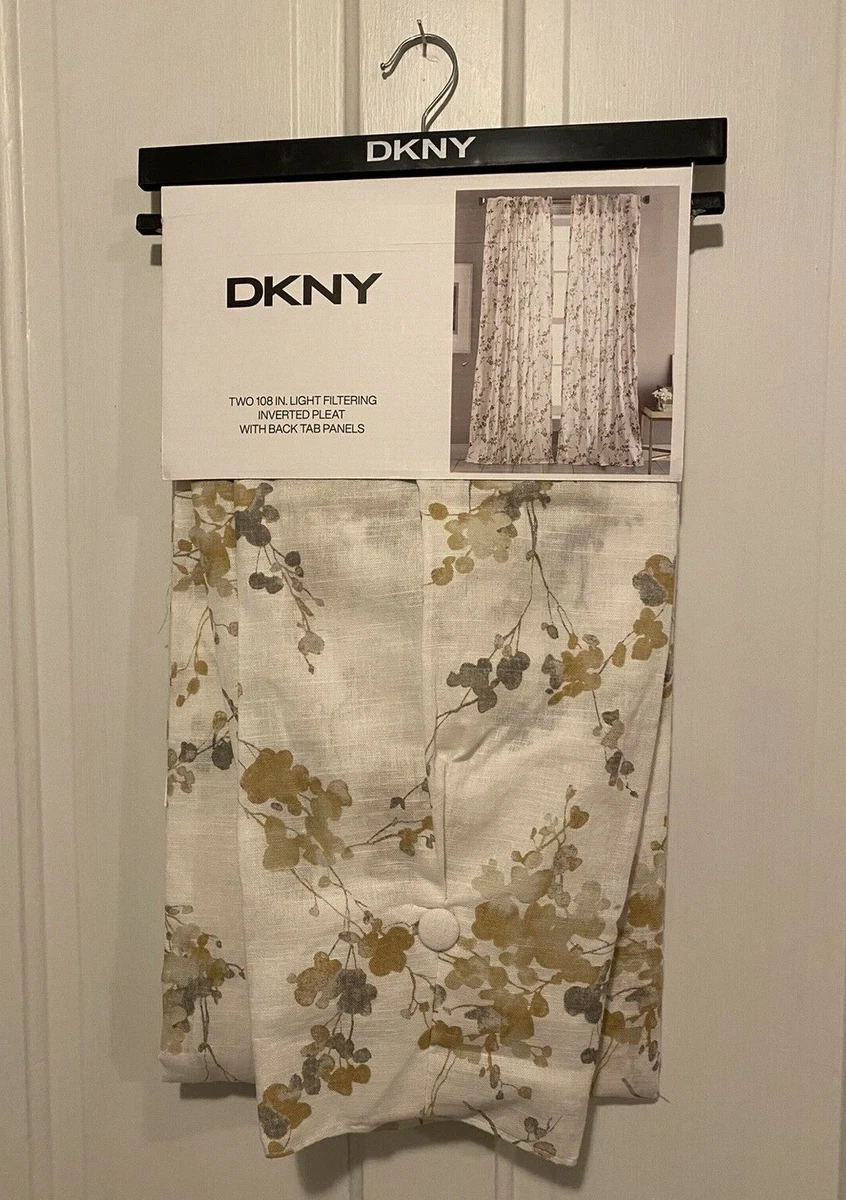dkny gold curtains