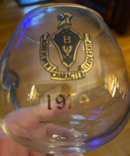 VTG - National Beta Club Brandy Snifter - Dated 1979 - MINT! - Picture 2 of 3