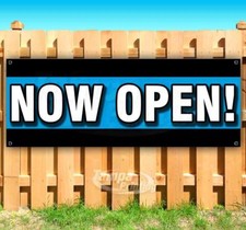 NOW OPEN Advertising Vinyl Banner Flag Sign