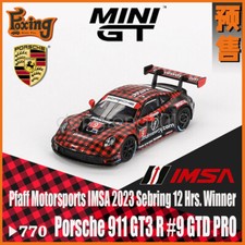 MINI GT 1:64 911 GT3 R #9 GTD PRO Pfaff Motorsports LHD Model Car