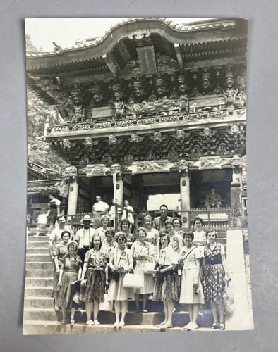 Vintage 1960er Jahre Touristenfoto Yomeimon Tor Toshogu Schrein Nikko Japan Souvenir - Bild 2 von 7
