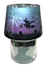 Yankee Candle FLYING WITCHES - Trick or Treat Reflective Jar Candle Shade Topper