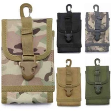 Tactical Molle Utility Waist Bag Mobile Phone Holster Belt Smartphone Strap Pack