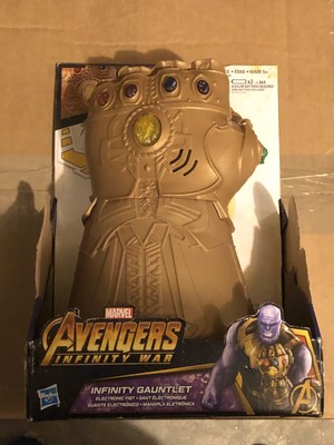 avengers marvel infinity war gauntlet electronic fist figure