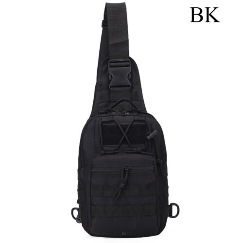 Tactical Shoulder Bag Messenger Sling Chest Pack Military Molle Outdoor Backpack - Picture 8 of 18