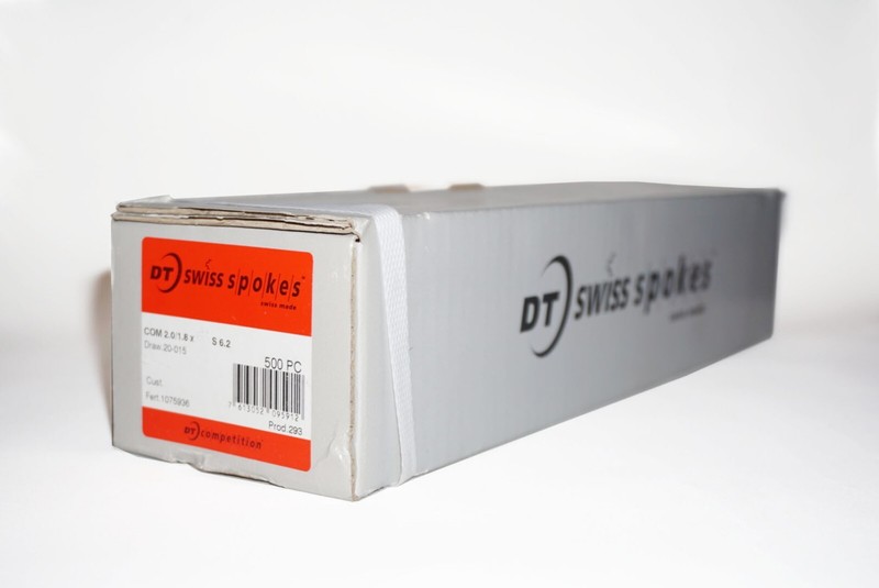 DT Swiss Competition Spokes 2.0-1.8 - Black Or Silver - All Sizes - Box of 500