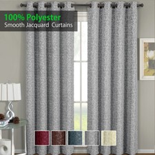 54x108" Panel Fiorela Smooth Jacquard Grommet Window Drapes  Curtains Single 