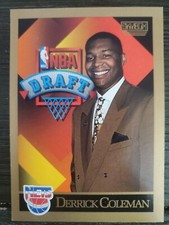 1989-90 SKYBOX NBA ROOKIE DRAFT CARD #362 DERRICK COLEMAN NEW JERSEY NETS