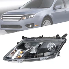 For Ford Fusion 2010 2011 2012 Black Projector Headlight Headlamp Driver Left