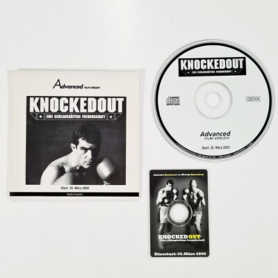 Limited Promotion RPK Disc KNOCKEDOUT Radio Presskit CD Harrelson/Banderas/Boxen