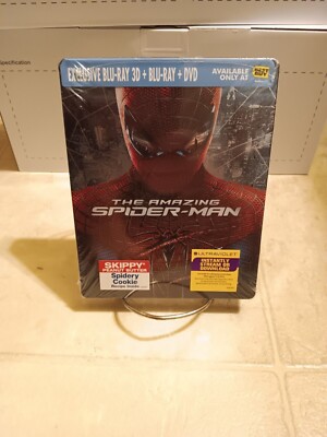 The Amazing Spider-Man 3D SteelBook Blu-ray Best Buy Exclusive [2012] No Dents