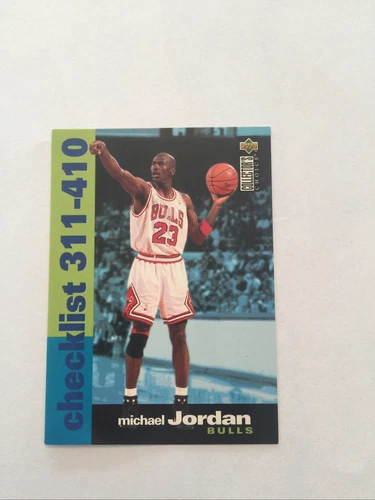 1995-96 Collector's Choice Michael Jordan Chicago Bulls Card #410