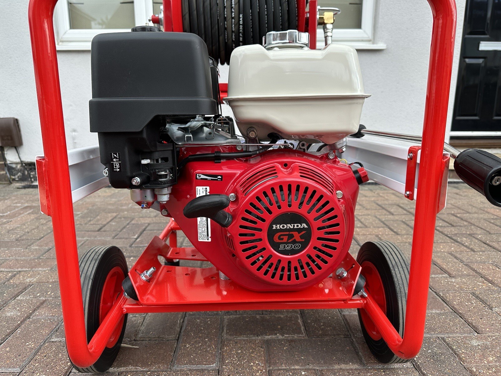 honda gx390 pressure washer With 40m Hose On The Reel. 21LPM 200 bar eBay