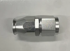 W575raw -8AN / Straight Hose End / PTFE / Teflon Swivel 8 AN Fitting -8 Raw Alum