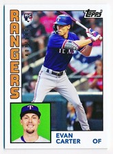 2024 Topps Transcendent Evan Carter Through The Years Rc #EC-1984 (004/100)