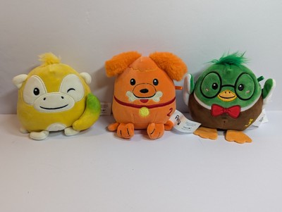 Bendon Dexter Duck & Penny Puppy Orange & Milo Monkey Plush No Tags
