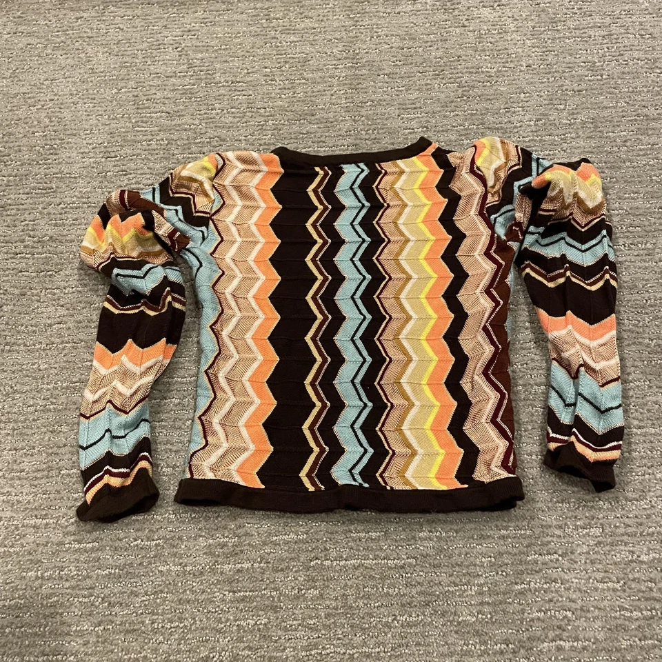 Suéter Missoni For Target Niñas Pequeño Zig Zag Chevron Tejido Pullover Top Foto 2 de 4