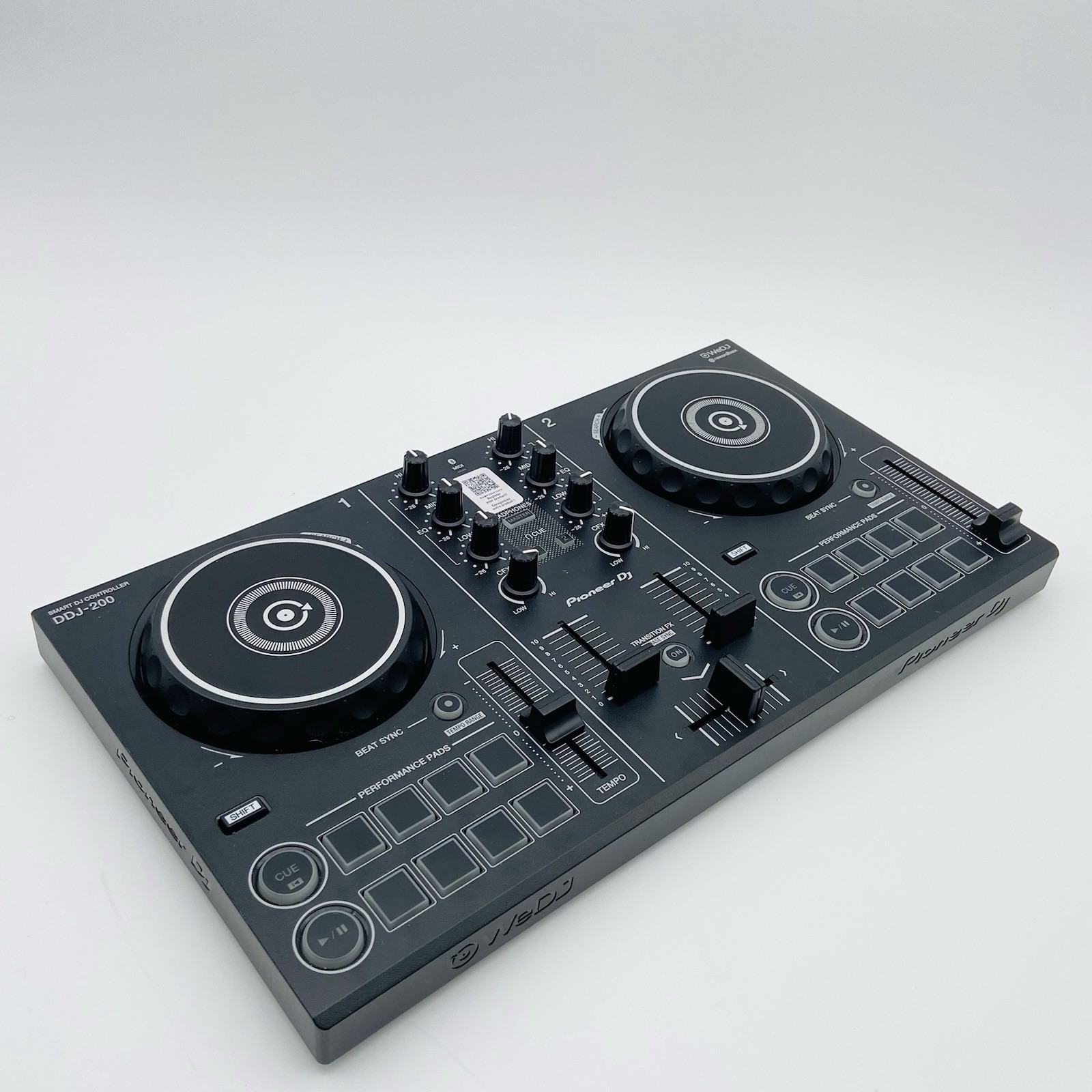 Pioneer DJ DDJ-200 2 Channel Double Deck DJ Controller With Cable FREE POST 🚚✅