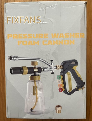 #ad Pressure Washer Foam Cannon Gun Kit with Dual Connector Accessory for Car Wash $39.99