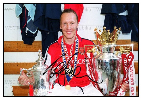 12540. Lee Dixon Signed Pictures (A4 Prints) Arsenal England Stoke
