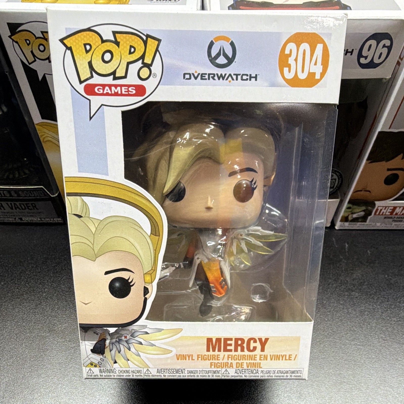 Funko Pop! Games Mercy Overwatch #304 Vinyl Figure 2016 DRM180208