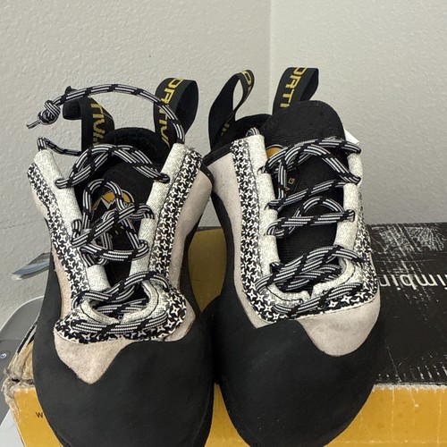 La Sportiva Climbing Shoes Miura Woman 32 Lady 2 Beige/Black/Yellow #187 - Picture 3 of 10