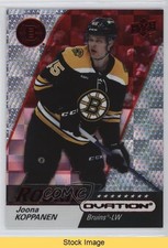 2023-24 Upper Deck Ovation Rookies Red Shimmer Joona Koppanen #118 READ 1kx2