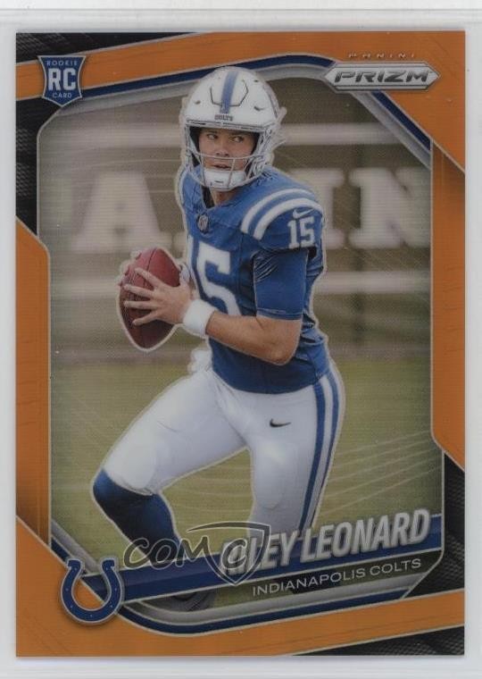 2025 Panini Prizm Orange Prizm 226/249 Riley Leonard #342 Rookie RC