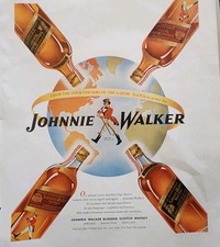 1947 Johnnie Walker Scotch Whiskey Original V...