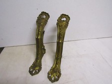 paire de support de tringle a rideaux en bronze doré louis 15  1900
