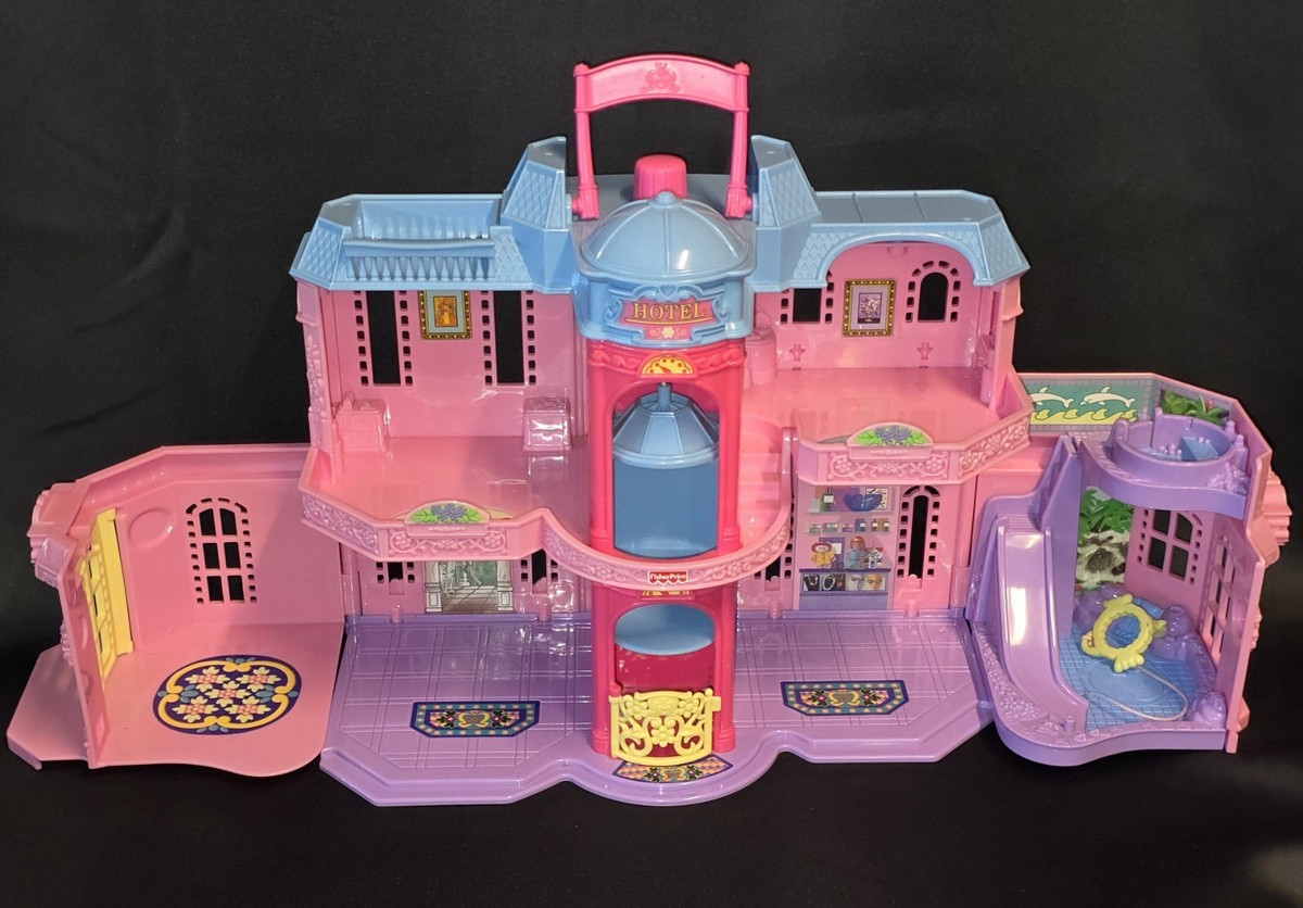 Fisher Price Loving Family Sweet Streets Hotel Mattel 2001 #75420