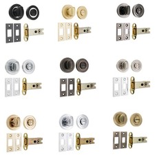 Thumb Turn with 3” Tubular Deadbolt Privacy Lock Internal Bathroom Toilet Door