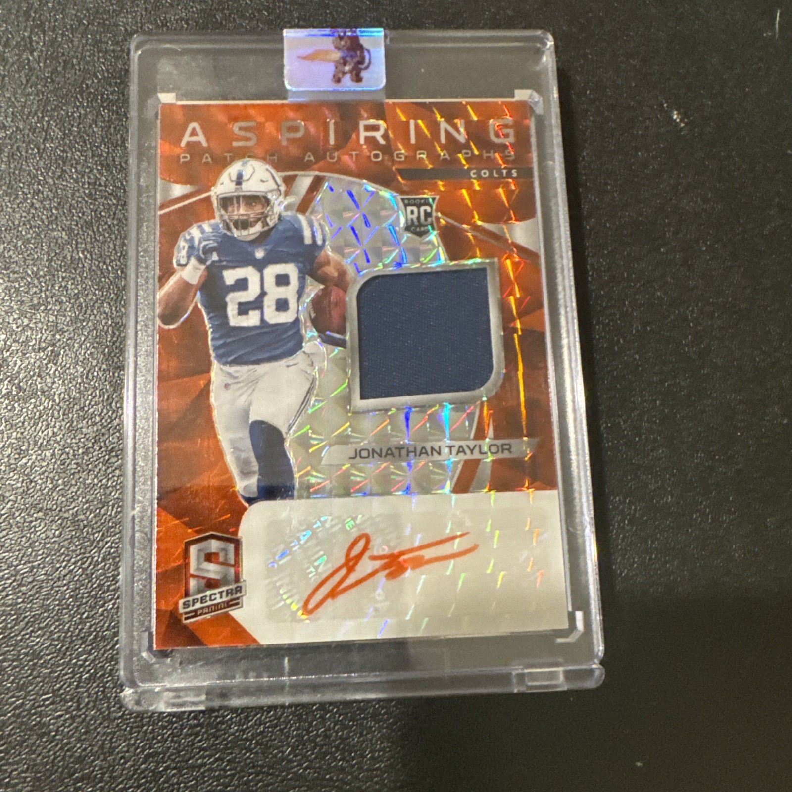 2020 Panini Spectra Jonathan Taylor Aspiring RPA Orange /15