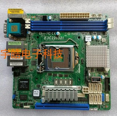 1Pcs Used ASRock E3C226D2I motherboard