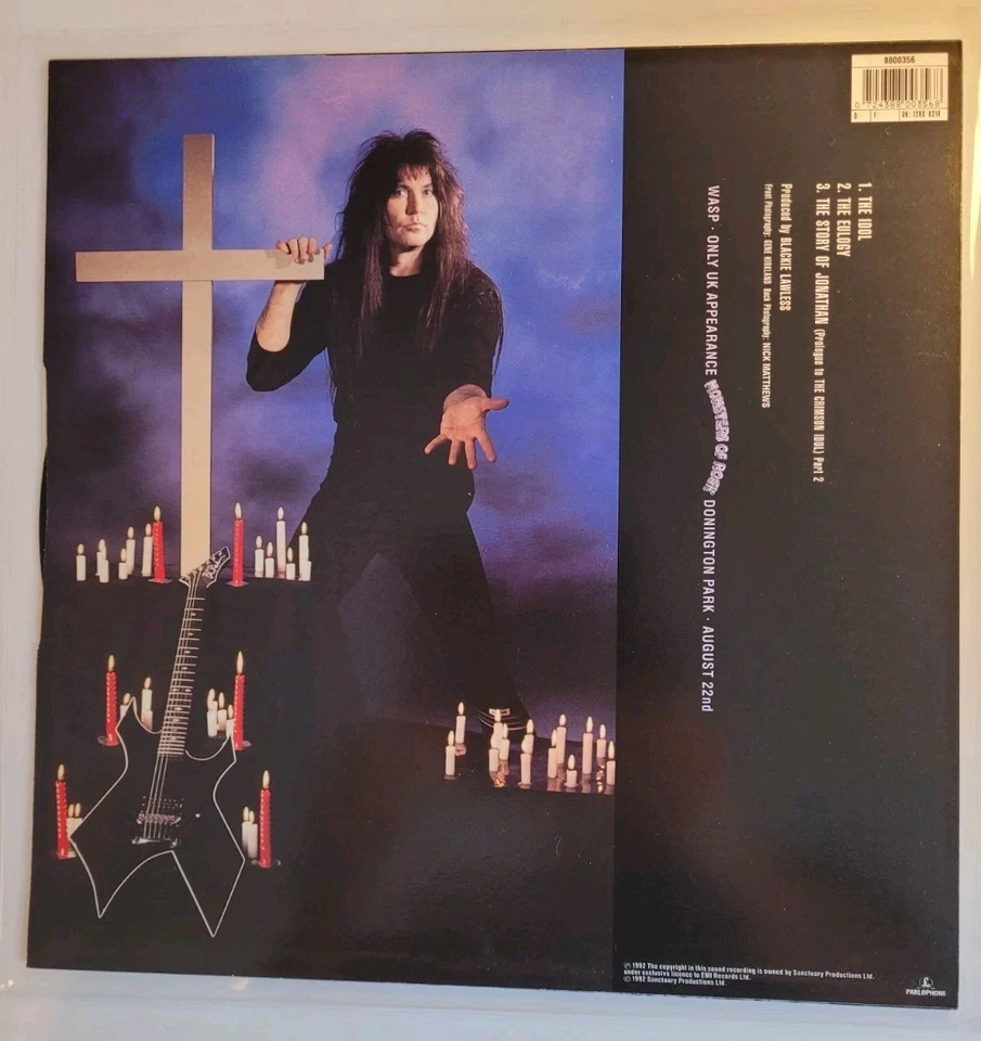 W.A.S.P. The Idol limited etched 12" Single - NM Unplayed - Image 2 of 4