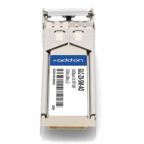 AddOn CiscoAndreg; GLC-ZX-SM Compatible TAA 1000Base-ZX SFP Transceiver (SMF, 15 - Picture 6 of 8