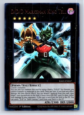 D/D/D Marksman King Tell (Ultra Rare) Ultra Rare Rarity Collection 5 RA05-EN047