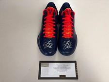 PANINI AUTHENTIC CAITLIN CLARK DUAL SIGNED NIKE KOBE SHOES FEVER AUTO #10/25