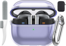 Compatible Galaxy Buds 3 3 Pro Case with Cleaner Kit, Soft TPU Protective Fits
