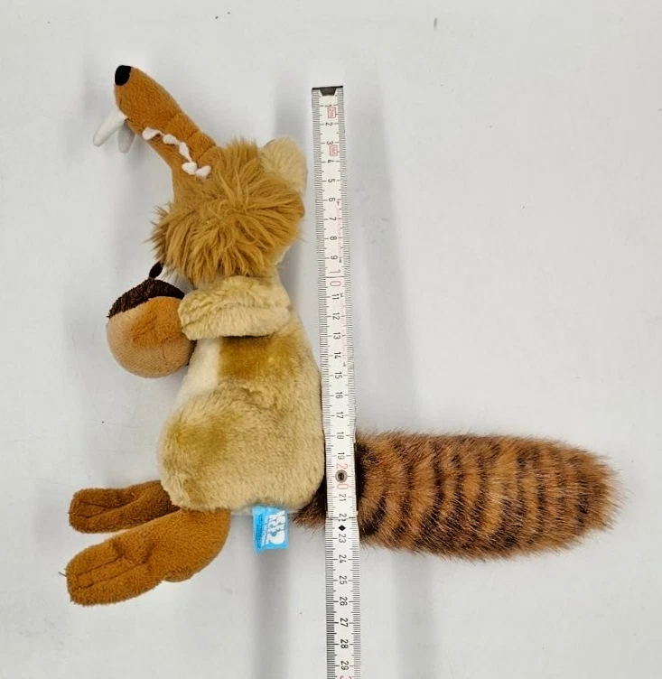 🦴 Scrat Ice Age Plüschtier ca. 25cm mit Eichel 🥜 Kultfigur Kuscheltier - Bild 3 von 4