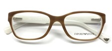 Emporio Armani EA 3004 5047 Eyeglasses Glasses Brown on White 50mm No Case