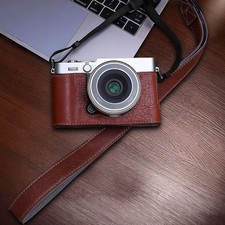 For Fujifilm XE5 PU Leather Camera Bag Dock Case Base Protection Cover Shell