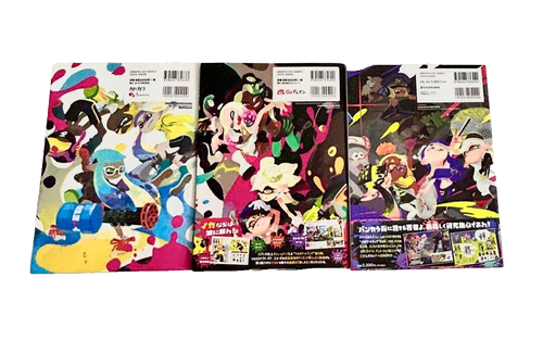Nintendo Splatoon Ikasu Art Book Splatoon 1 & 2 & 3 Complete Set Artbook Set - 第 2/2 張圖片
